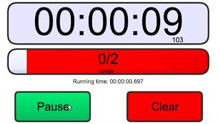 Online Stopwatch Loop Timer Demo [upl. by Ahseikram]