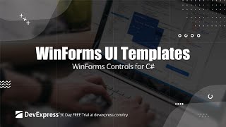 UI Templates for WinForms  Jump Start Form Design Process [upl. by Ogdan]