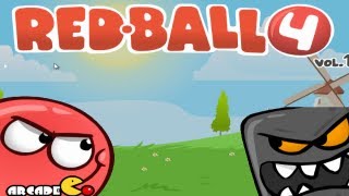 Red Ball 4 VOL 1 Walkthough All Levels [upl. by Montana]