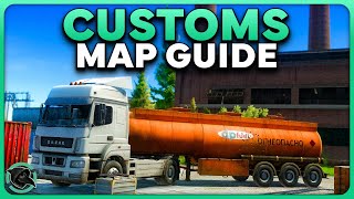 ULTIMATE CUSTOMS BEGINNER MAP GUIDE  Escape from Tarkov [upl. by Dranoel]