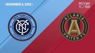 HIGHLIGHTS New York City FC vs Atlanta United FC  November 4 2018 [upl. by Lidah]