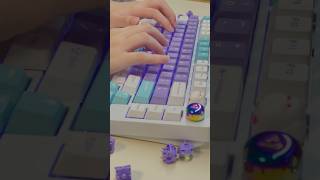 keyboard ASMR  varo san V75  클래키 빌드  HMX 히야신스V2  Clacky HMX hyacinth V2 keyboard typing sound💜 [upl. by Pontias]