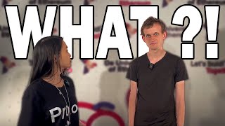 Vitalik Buterin Awkward Moment EDCON 2024 [upl. by Audris109]