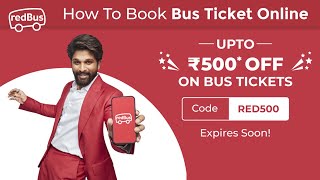 Bus Ticket Booking Online in Hindi 2023  Bus Ki Ticket Kaise Book Kare Mobile se  RedBus App [upl. by Ecenaj945]