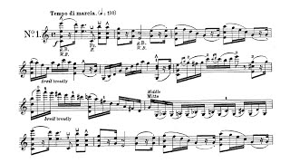 JeanDelphin Alard  24 EtudesCaprices for violin Op 41 audio  sheet music [upl. by Nalyr938]