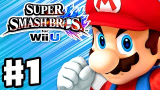 Super Smash Bros Wii U  Gameplay Walkthrough Part 1  Mario Nintendo Wii U Gameplay [upl. by Nosduj]