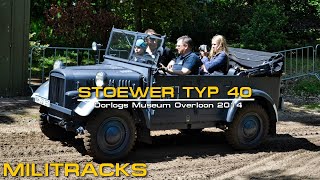 Stoewer Typ 40 Militracks 2014 Oorlogsmuseum Overloon [upl. by Alekim]