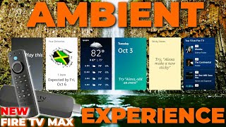 New Amazon Firestick 4k MAX Ambient Experience Is AMAZING [upl. by Ferneau]