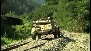 VW Kübelwagen Typ 82 auf Schiene [upl. by Haslett175]