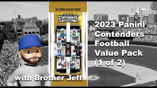 2023 Panini Contenders Football 🏈 Value Pack 🔥🗑️ Retail Parallels 1st with Jeff [upl. by Clarey]