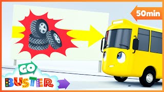 Awesome New Tires for Buster  Go Learn With Buster  Videos for Kids [upl. by Penland452]