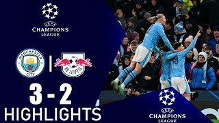 Manchester City VS RB Leipzig  Game Highlights UEFA Champions League 20232024 [upl. by Nnil235]