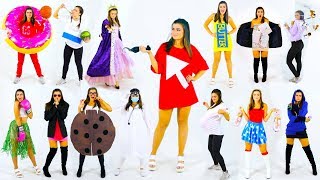 DIY LastMinute PUNNY Halloween Costume Ideas  CloeCouture [upl. by Boj2]