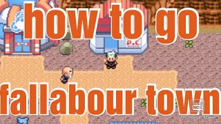 Pokemon emerald how to go fallarbor townnext town to mauville town how to go fallarbor town [upl. by Ynhoj]