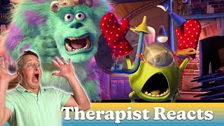 Therapist Reacts to MONSTERS INC [upl. by Ahseat]