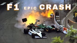 Monaco F1 Drama Patrese Vs Piquet Clash [upl. by Dwayne310]