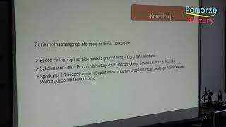 II Kongres Kultury Pomorskiej Spotkanie10 Jak stworzyć najlepszy konkurs grantowy12 prezentacje [upl. by Dosia205]