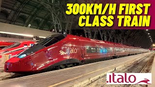 First Class on Italys High Speed Train  ITALO PRIMA CLASSE [upl. by Onairam]