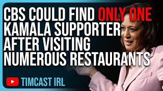 CBS Could Find ONLY ONE Kamala Supporter After Visiting Numerous Restaurants [upl. by Nyrehtac]