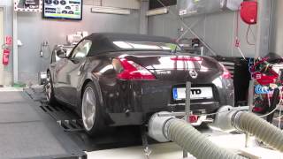 Nissan 370Z Tuning on DynoJet [upl. by Ahsinahs]