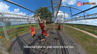 Hanging Tough  3 tips to beat this Tough Mudder obstacle [upl. by Htidra956]