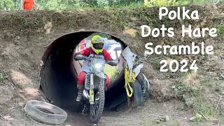 Hare Scramble Racing  Polka Dots MC 2024  Full Racing Highlights [upl. by Eineg704]