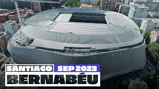 NEW Santiago Bernabéu stadium works September 2023  Real Madrid [upl. by Lig]