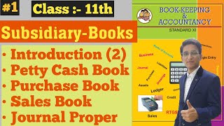 BookKeeping amp Accountancy  SubsidiaryBooks  Petty Cash Book  Purchase Book  Chapter  5 [upl. by Lledniuq]