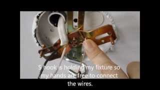 How to install a light fixture [upl. by Lange]