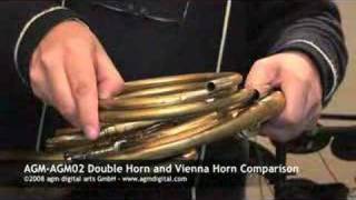 Double Horn  Vienna Horn Comparison [upl. by Annoif]