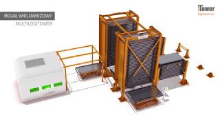 ISL jak działa automatyczny regał na blachy i dłużyce LogiTower [upl. by Giark161]