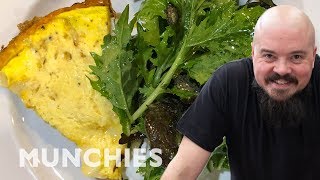 4 Ingredient Cheesy Frittata At Home  Quarantine Cooking [upl. by Ened165]