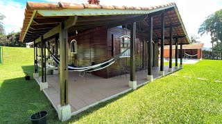 58 CASAS DE MADEIRA  Perfeitas para Chácaras e Sítios [upl. by Polik]