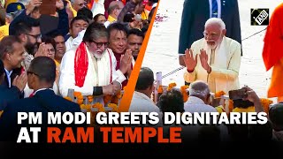 PM Modi greets Ram Temple Pran Pratishtha program attendees [upl. by France674]