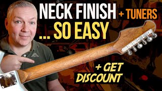 AMAZING and EASY guitar neck finish [upl. by Michelina907]