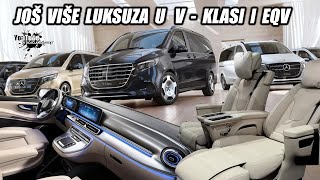 Još više luksuza u novoj Mercedes Vklasi i EQV  u 🚐 [upl. by Gnex]