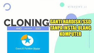 cara memindahkan sistem operasi windows ke ssd  hdd cloning hdd [upl. by Yruama223]