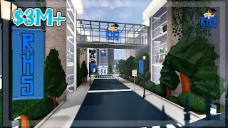 Bloxburg Modern Boarding High School Tour 3M [upl. by Marwin]