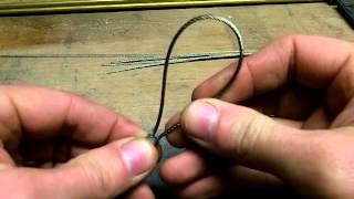 how to make a locking cablesnare for trapping [upl. by Rourke]