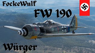 The Focke Wulf FW190 A Look at a Iconic Military Aircraft [upl. by Adnim]