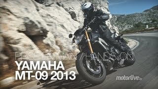 TEST EXCLUSIF  YAMAHA MT09 2014 [upl. by Cirderf]