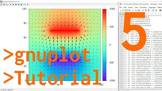 gnuplot Tutorial 5 Heatmaps Vector Fields and the quoteveryquot command [upl. by Redan867]