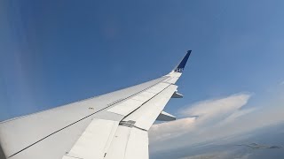 4K  Copenhagen Oresund Bridge Malmo amp Mainland Denmark Views  SAS Airbus A320 Neo Take off [upl. by Nakre]