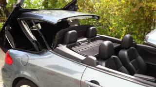 Smarttop Verdecksteuerung Peugeot 307 CC Roof operating [upl. by Haronid]