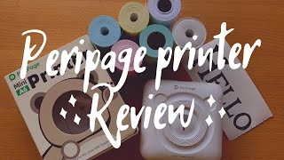 Peripage Mini Printer Review [upl. by Wilhelm]