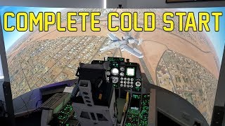 A Complete Cold Start  A10C Warthog Simulator [upl. by Notsae]