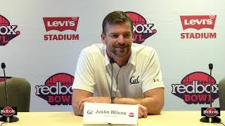 Cal Football Redbox Bowl Intro Press Conference  HC Justin Wilcox 122719 [upl. by Fi]