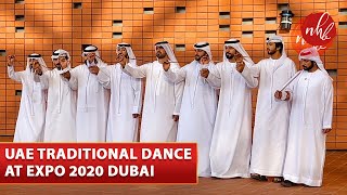 Ayyalah UAE Traditional Dance  Emirati Traditional Folklore Al Atala  Expo 2020 Dubai [upl. by Eusoj]