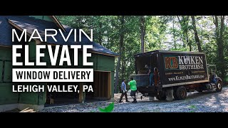 The Delivery  Kuiken Brothers Delivers Marvin Windows In Lehigh Valley [upl. by Cornelie]