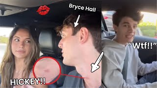 Pierson CAUGHT giving Bryce Hall a HICKEY 😳😳 cheated [upl. by Rhonda]